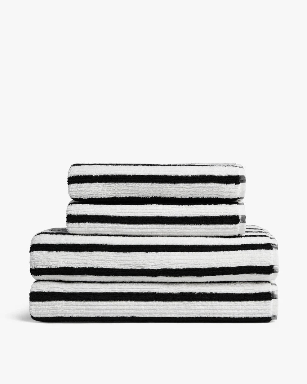 Organic Resort Stripe Cotton Towels