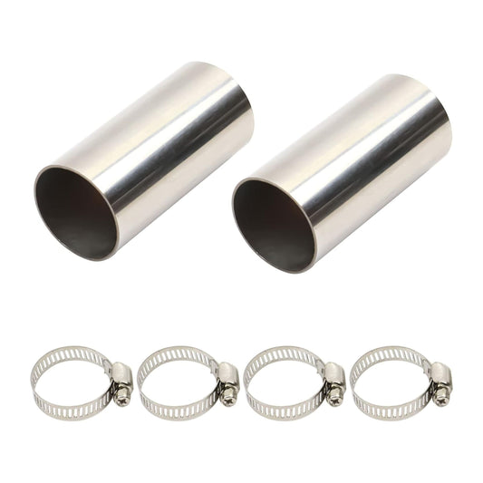 Gift2u Stainless Steel Exhaust Pipe Connector 2-Pack