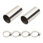 Gift2u Stainless Steel Exhaust Pipe Connector 2-Pack