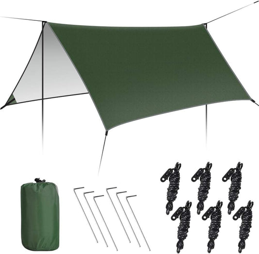Reibeny Waterproof Camping Tarp 3x3m