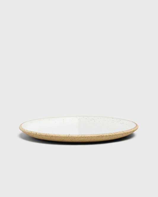 White Speckle Ceramic Salad Plate