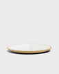 White Speckle Ceramic Salad Plate