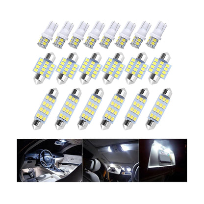 20PCS Bright White LED Car Interior Lights