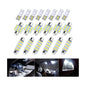 20PCS Bright White LED Car Interior Lights
