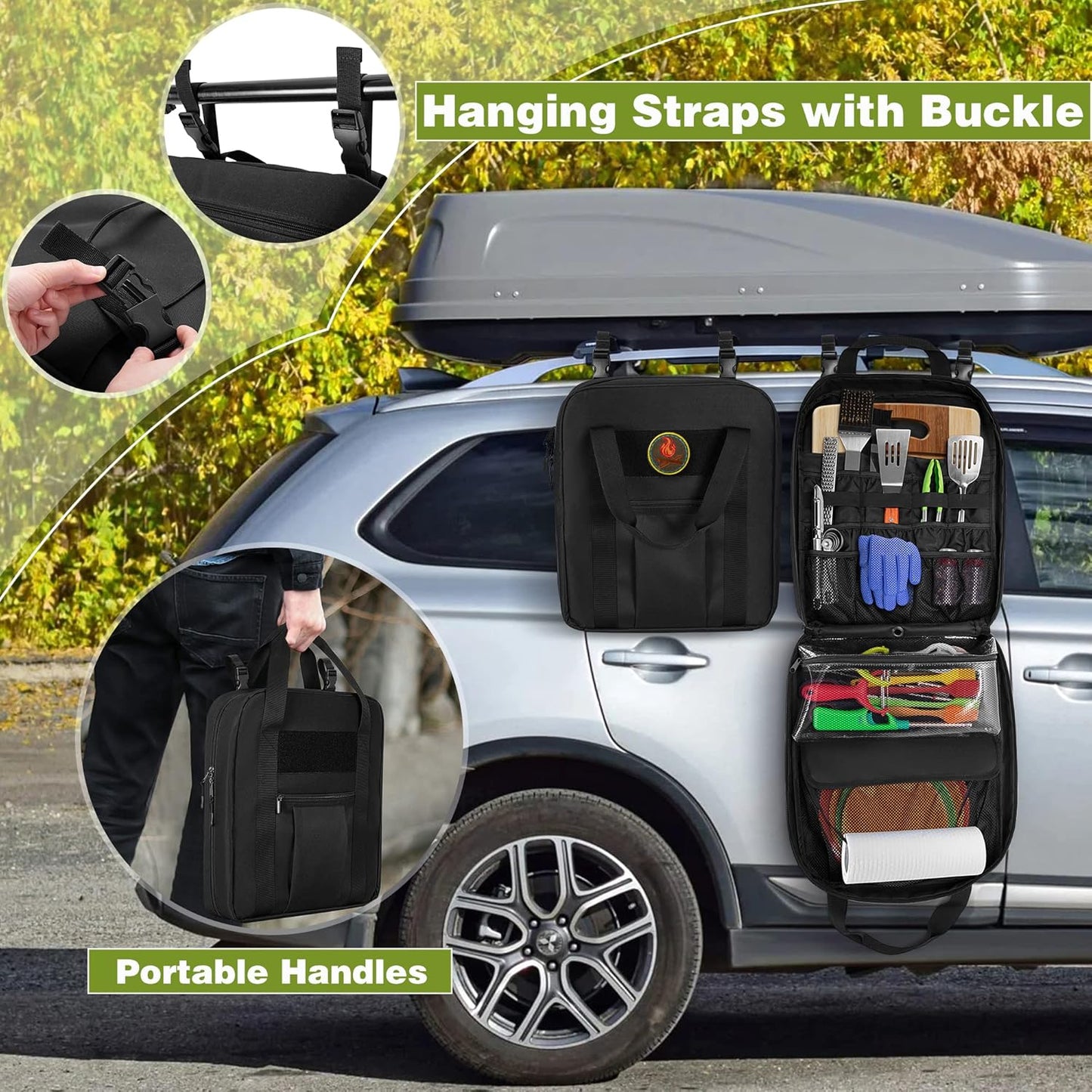 HODRANT Hanging Camp Utensil Organizer