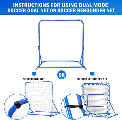 Winthai Dual-Mode Soccer Goal Rebounder
