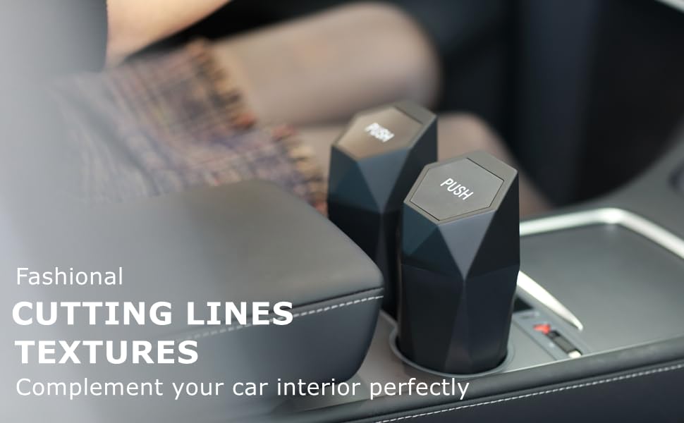 Ginsco 2-Pack Mini Car Trash Can