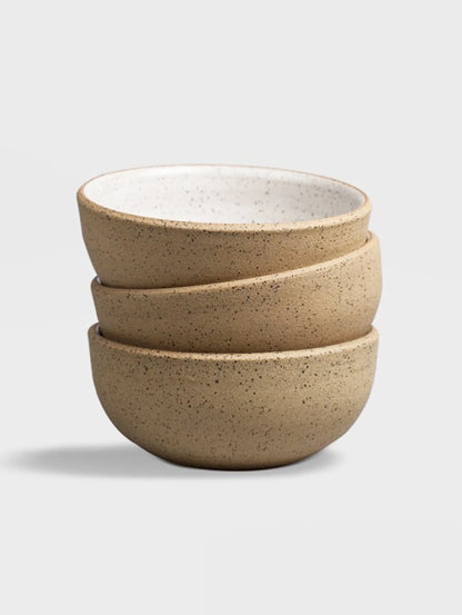 White Speckle Ceramic Bowl