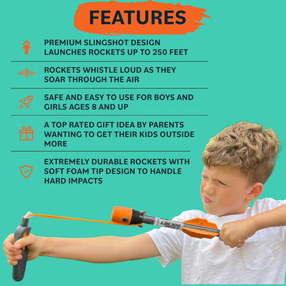 Toy Rocket Launcher Outdoor for Kids