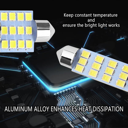 20PCS Bright White LED Car Interior Lights