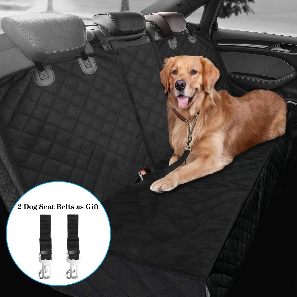 Portin Waterproof Dog Car Seat Cover