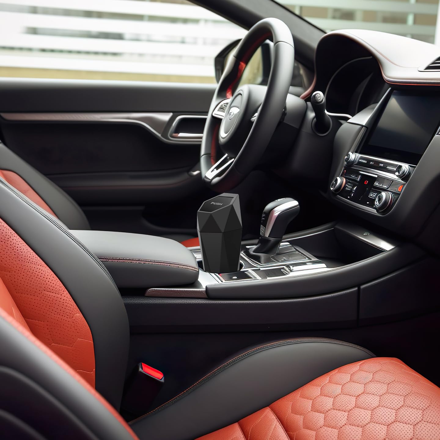 Ginsco 2-Pack Mini Car Trash Can