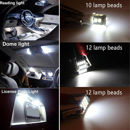 20PCS Bright White LED Car Interior Lights