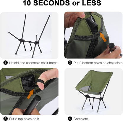 Outplea Portable Folding Camping Chair