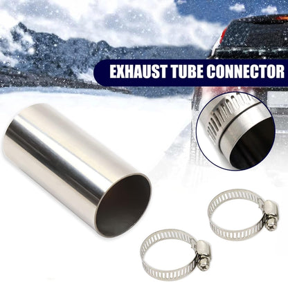 Gift2u Stainless Steel Exhaust Pipe Connector 2-Pack