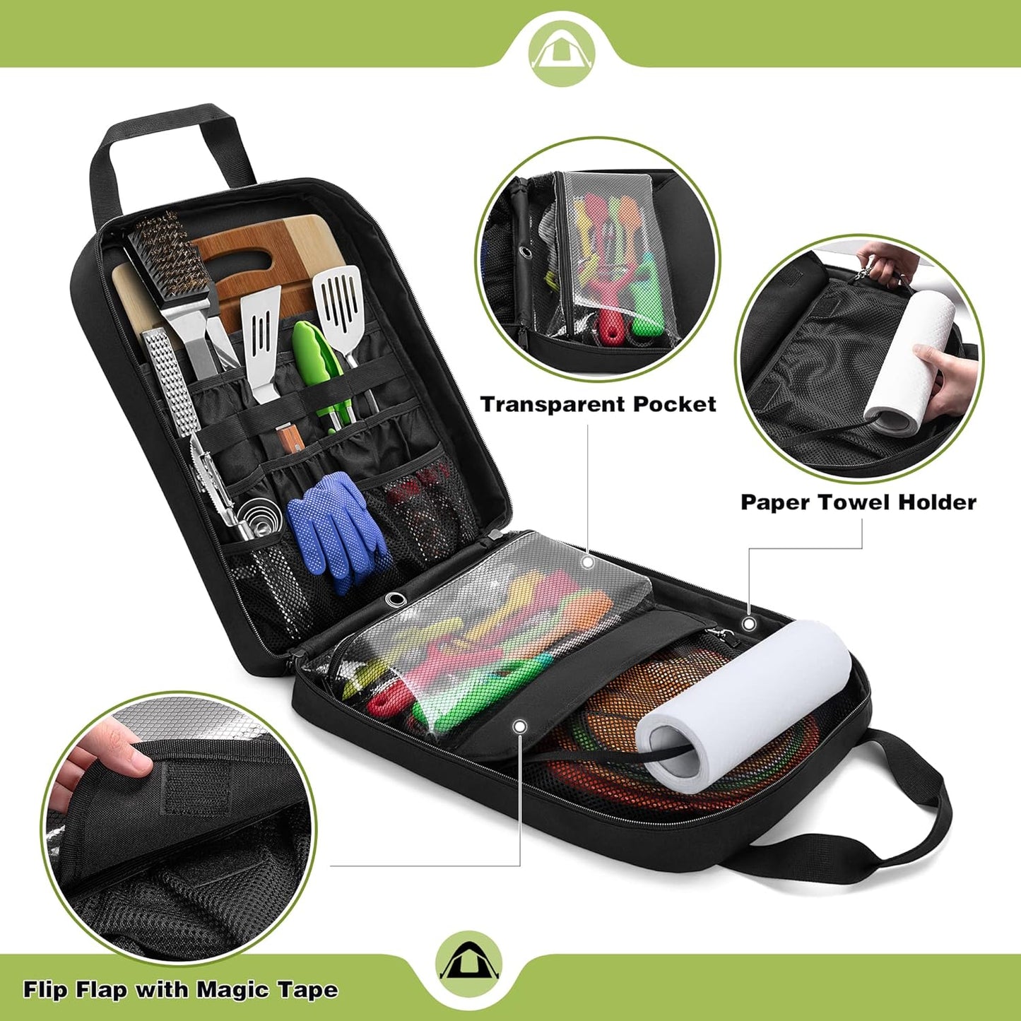 HODRANT Hanging Camp Utensil Organizer