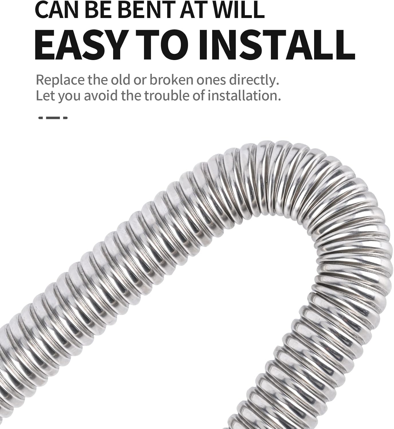 23.6” Stainless Steel Diesel Exhaust Hose