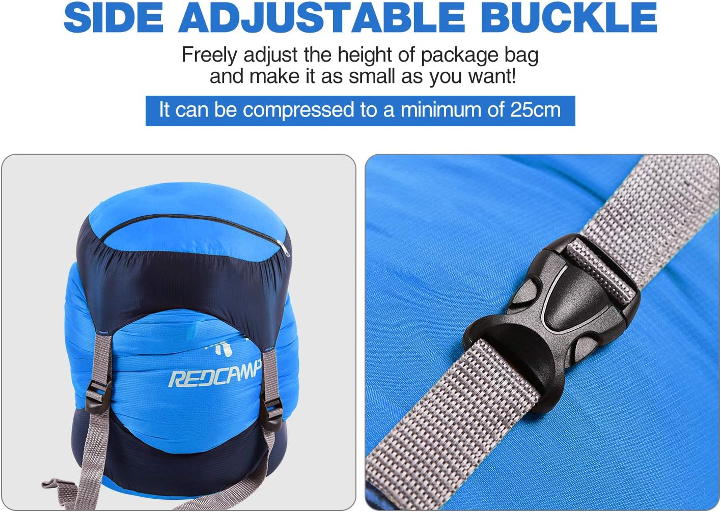 REDCAMP Nylon Compression Stuff Sack