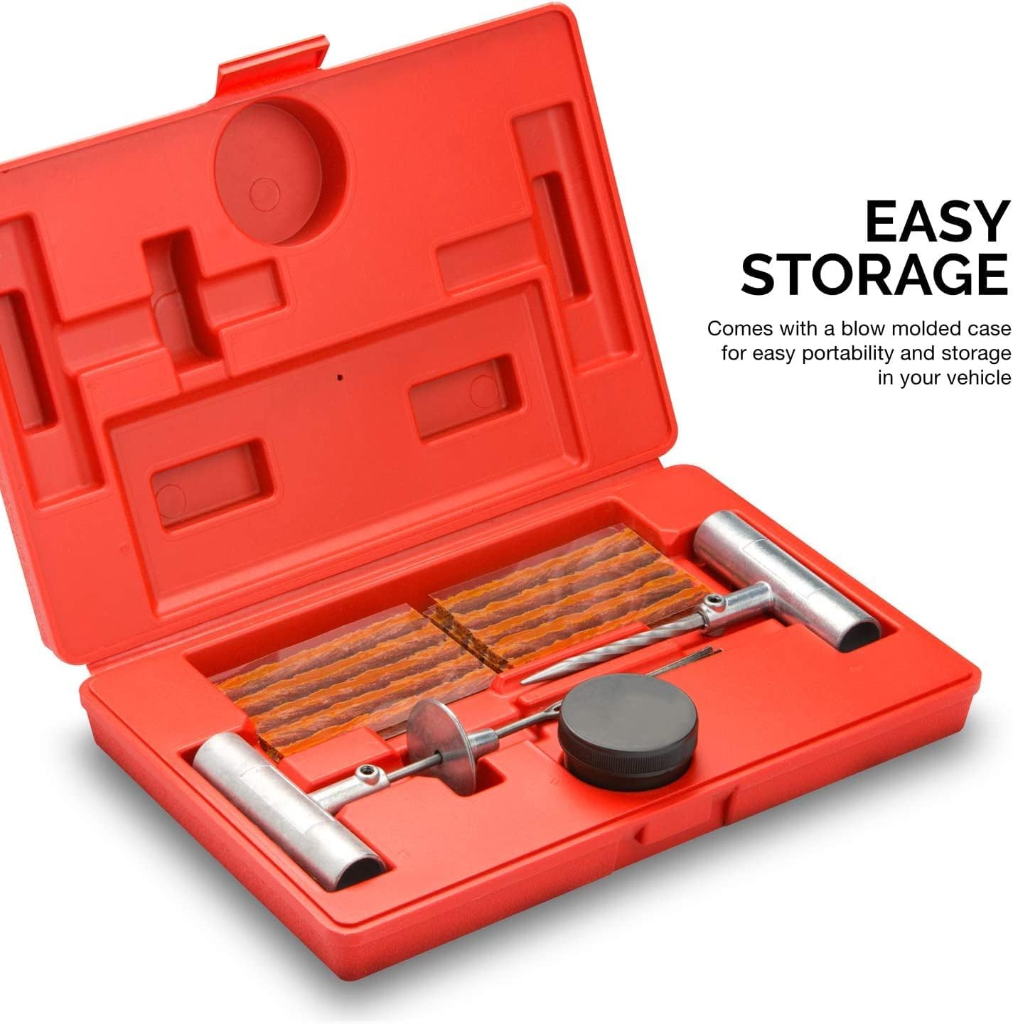 Tooluxe 35-Piece Heavy Duty Tire Repair Kit