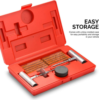 Tooluxe 35-Piece Heavy Duty Tire Repair Kit