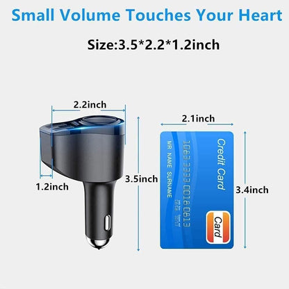 IDOLCO 4-in-1 USB C Car Charger