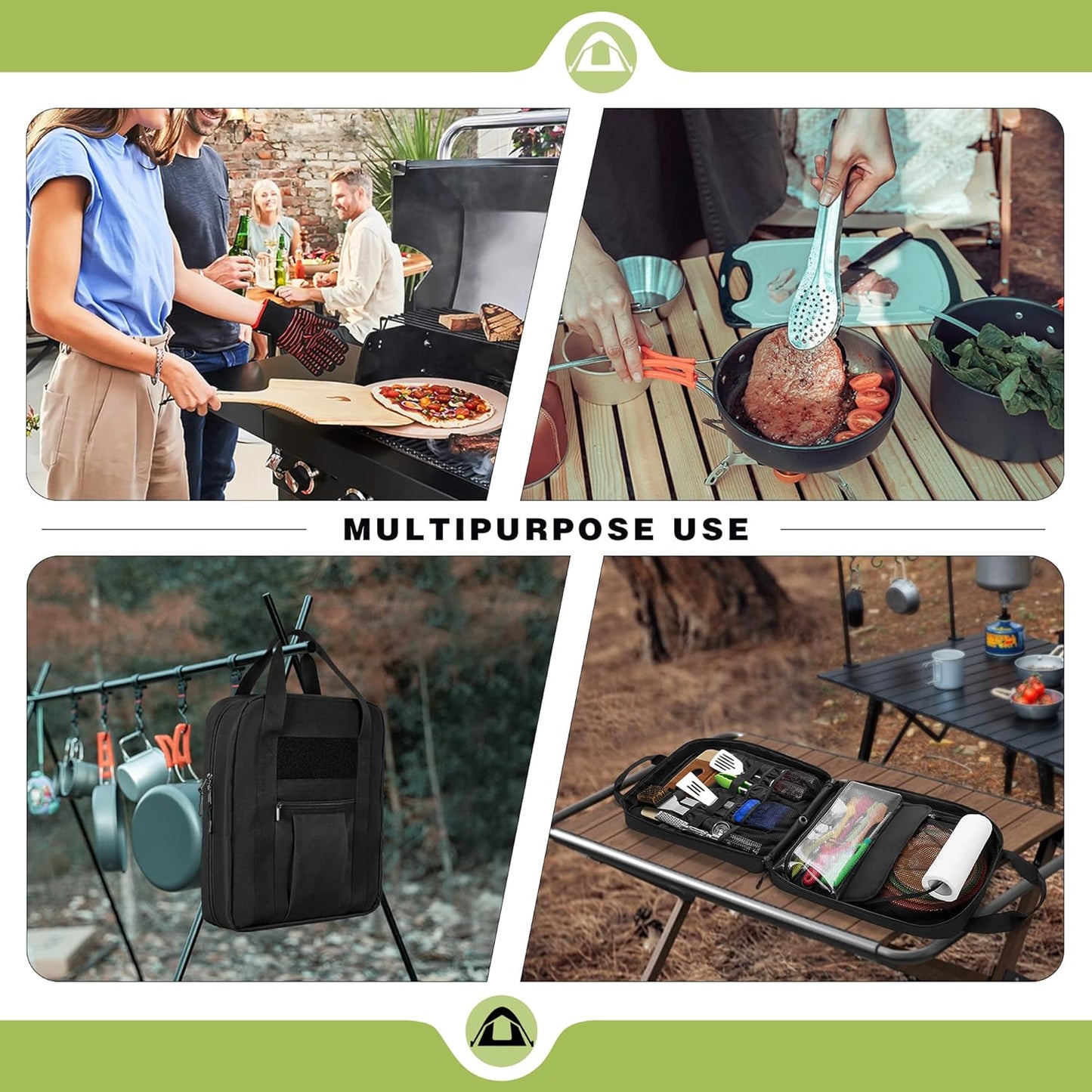 HODRANT Hanging Camp Utensil Organizer