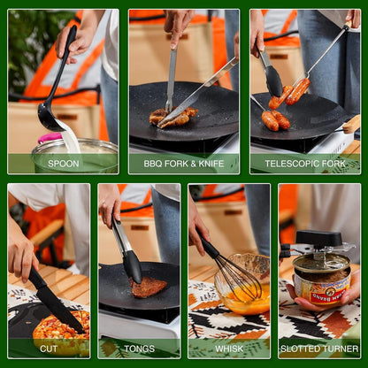 Wesqunie Camping Cooking Utensil Set