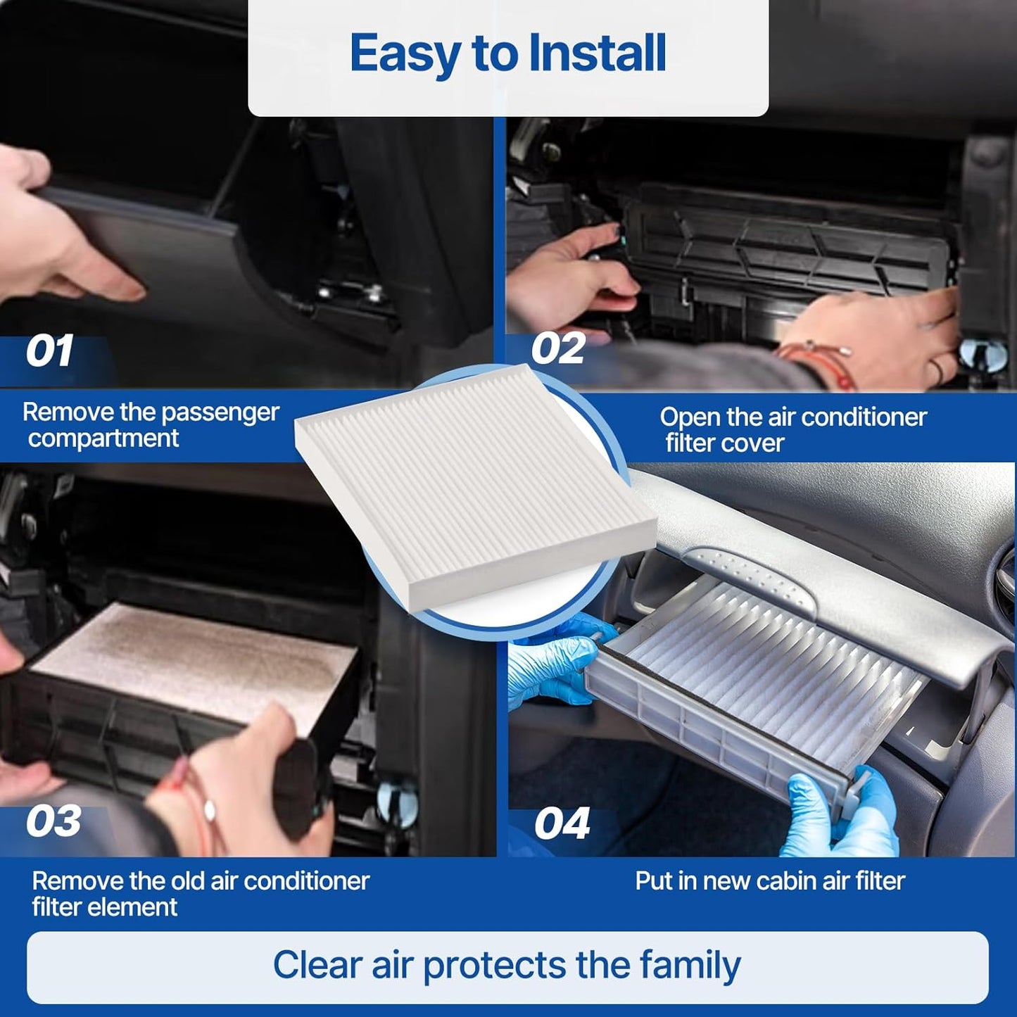 RUITO Cabin Air Filter for Mazda