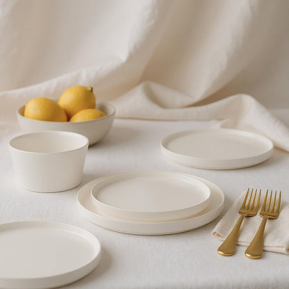 MIAMIO 12-Piece Stoneware Dinnerware Set