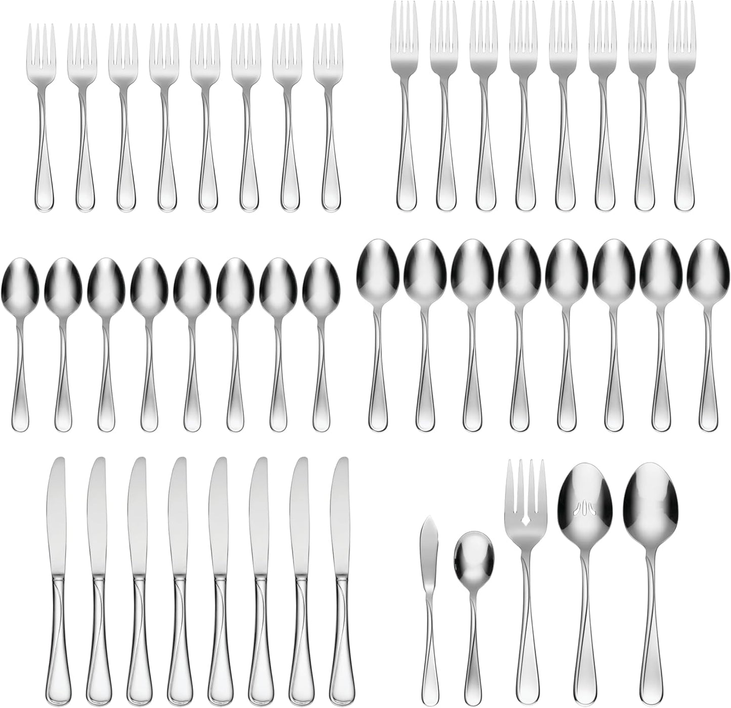 Oneida Flight 45-Piece Flatware Set