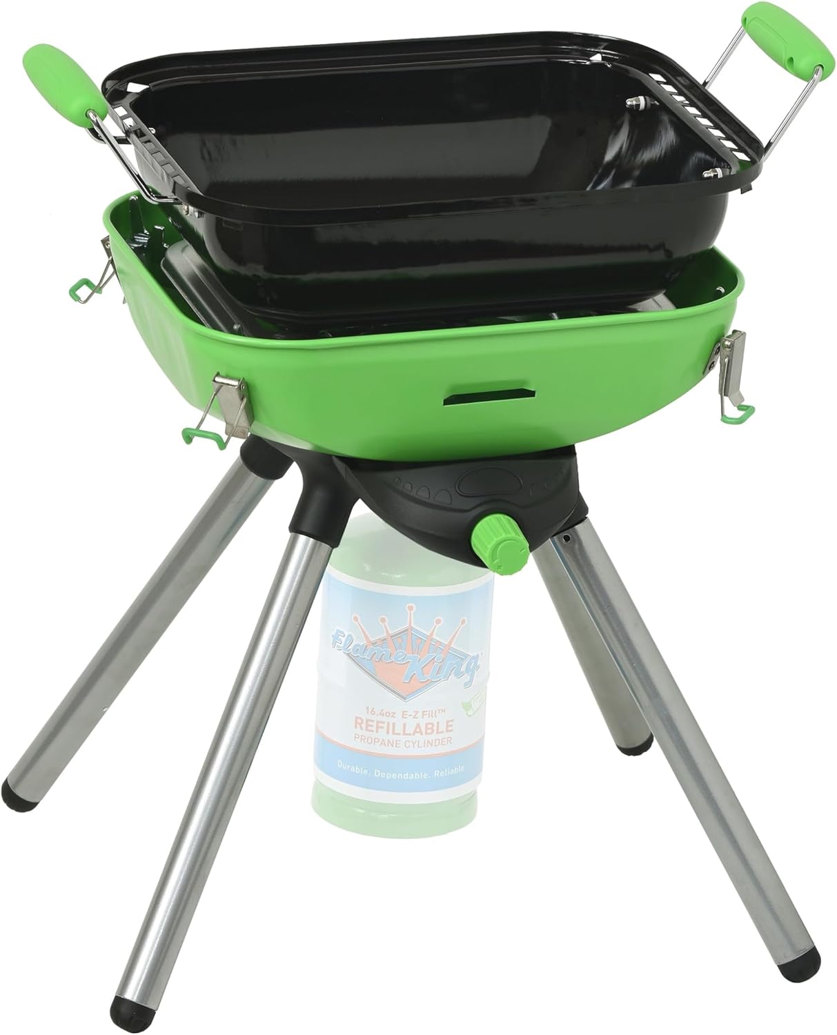 Flame King Portable Propane BBQ Grill