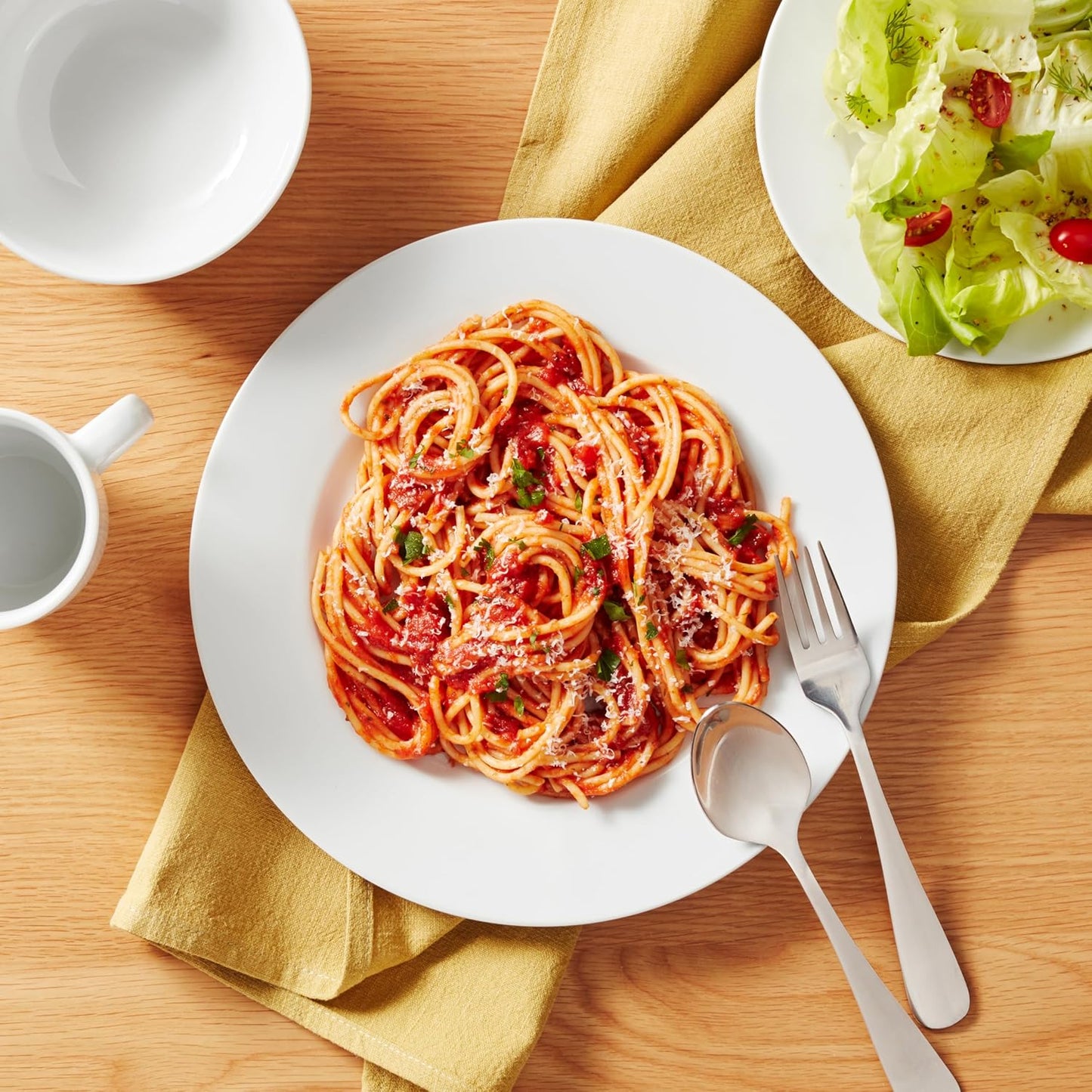 16-Piece White Dinnerware Set for 4