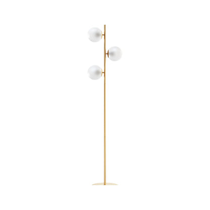Staggered Glass 3-Light Floor Lamp