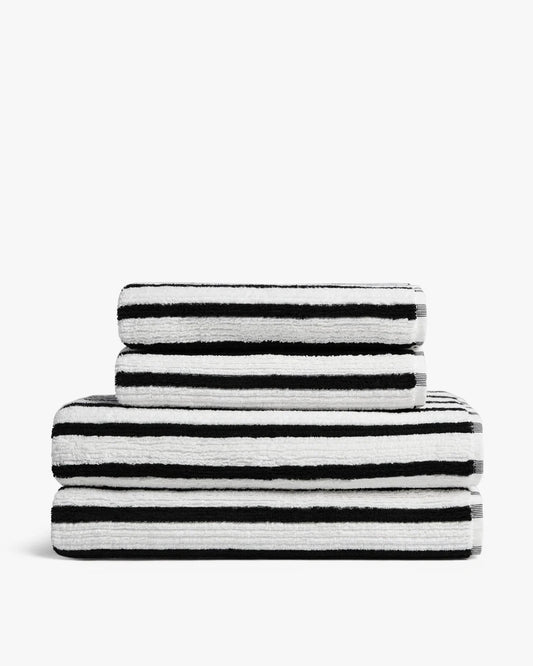Organic Resort Stripe Cotton Towels
