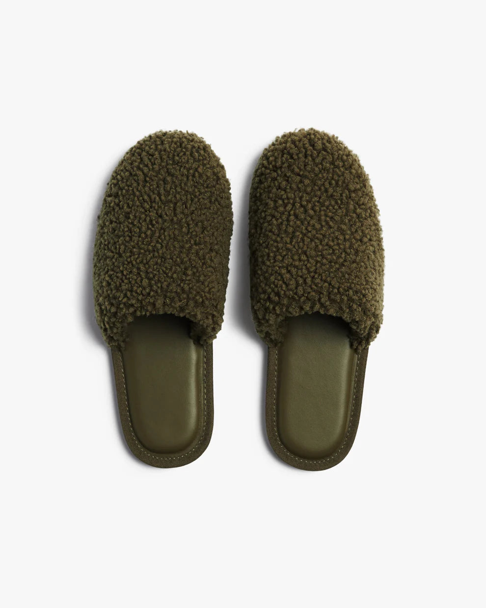 Cozy Shearling Wool Slide Slippers